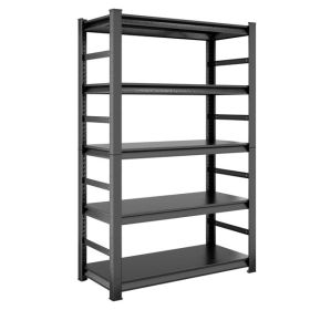 H78 * W47.2 * D18 Storage Shelves 5 Tier Heavy Duty Metal Shelving Unit Adjustable Shelving Units and Storage Rack Kitchen Garage Shelf