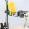 1pc Sink Storage Rack; Kitchen Stainless Steel Sink Shelving For Putting Sponges; Scrubbers; Towel 7.4inch/4.7inch