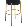 30" Tall, Round High Bar Stools, Set of 2 - Contemporary upholstered dining stools for kitchens, coffee shops and bar stores - Includes sturdy hardwar