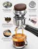 1450W automatic coffee machine capsule + coffee powder + milk foam 19Bar extraction mocha 3 in 1 half espresso 1 cup / 2 cup, electronic button powder