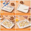 1pc Ice Cream Maker Pan With 2 Scrapers; Ice Cream Maker Plate Multifunctional Cold Sweet Fried Food Plate; Durable Rolled Ice Cream Maker Homemade Ro