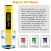 PH Meter 0.01 PH Battery Powder High Precision Water Quality EC Tester 0-14 PH Measurement Range For Aquarium Swimming Pool Digital Electric PH Meter