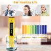 PH Meter 0.01 PH Battery Powder High Precision Water Quality EC Tester 0-14 PH Measurement Range For Aquarium Swimming Pool Digital Electric PH Meter