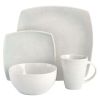 16-Piece Dinnerware Set - Stone Gray