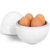 Microwave Egg Boiler Soft Medium Hard Egg Steamer Ball Shape Cooker