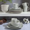 16-Piece Dinnerware Set - Stone Gray