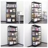 H78 * W47.2 * D18 Storage Shelves 5 Tier Heavy Duty Metal Shelving Unit Adjustable Shelving Units and Storage Rack Kitchen Garage Shelf