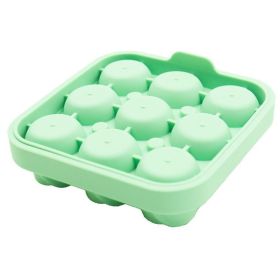 1pc; Frozen Ice Rose Mold; Food Grade Silicone Cork Block Ice Box Ice Cream Maker Household Grinder (Material: Food Grade Silicone, Color: Green)