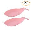 1/2pcs Silicone Utensil Rest With Drip Pad For Multiple Utensils; Heat-Resistant; Spoon Rest & Spoon Holder For Stove Top; Kitchen Utensil Holder For