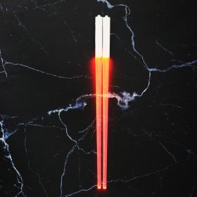 Lightsaber Chopsticks Light Up - LED Glowing Light Saber Star Wars Chop Sticks - Reusable Sushi Lightup Sabers Chopstick Set Of 1 Blue Pair (type: 2 pair, Color: Red)