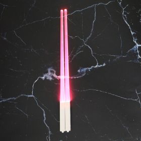 Lightsaber Chopsticks Light Up - LED Glowing Light Saber Star Wars Chop Sticks - Reusable Sushi Lightup Sabers Chopstick Set Of 1 Blue Pair (type: 2 pair, Color: Pink)