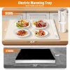 Silicone Electric Roll Up Heating Tray Food Warmers Mat Portable Hot Plates to Keep Food Warm