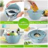 4 in 1 Colander with Mixing Bowl Set Food Strainers and Colanders Set for Kitchen