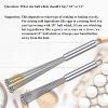 1pc Stainless Steel Egg Whisk Manual Whisk Whisk Set Kitchen Whisk For Cooking; Mixing; Beating; Stirring