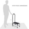 Non-Slip Heavy Duty Step Stool for Kitchen Office Bathroom and Garage