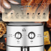 Oil-free air fryer 6.9L smart oven 1700W high-power separated oil filter 360¬∞ air circulation timer and non-stick pan low-fat cooking heat insulation