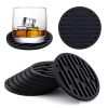 1pc Silicone Mat Heat Resistant Cup Mat Coasters Round Non-slip Table Placemat Tools